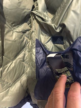 Chaqueta Blauer de pluma de oca . azul talla L
