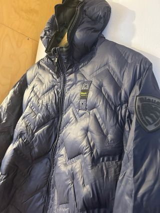 Chaqueta Blauer de pluma de oca . azul talla L