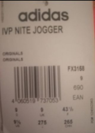 Zapatillas Adidas IVP Nite Jogger Talla 43.5