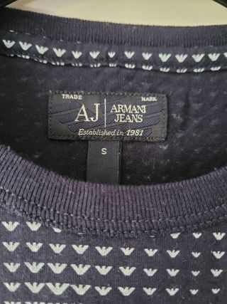 Camiseta Armani Jeans Talla S Azul
