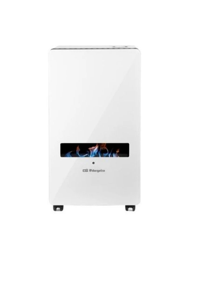 Estufa de gas blanca