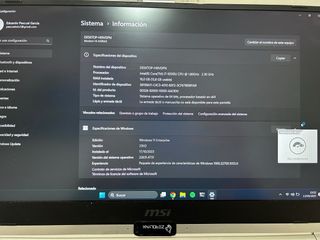 Portátil MSI Modern 14 Gris Intel i7 10ª Gen