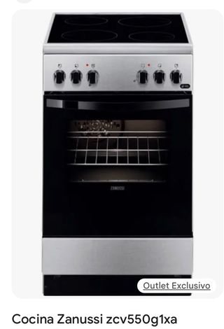 Cocina Zanussi vitrocerámica con horno
