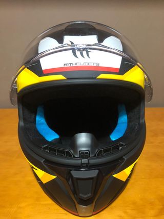 Casco MT Targo S Kay Amarillo Negro