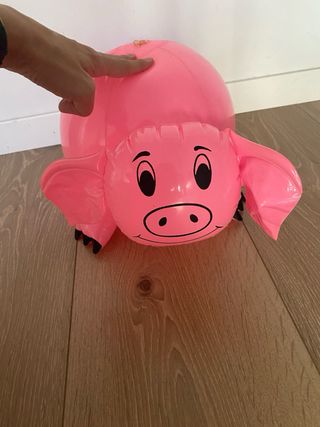 Maiali gonfiabili rosa