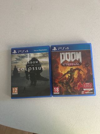 PS4 Shadow of the Colossus y Doom Eternal