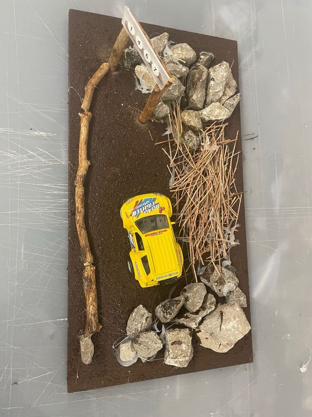 Diorama Fuoristrada Mitsubishi 4x4