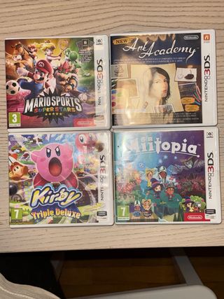 Pack 4 Juegos Nintendo 3DS completos