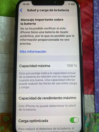 iPhone XS 256 GB. batería NUEVA
