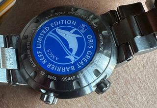 Reloj Oris Automático Azul y Plateado