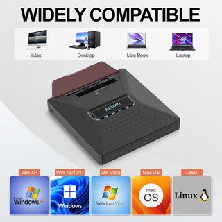Unidad Externa USB DVD CD Grabador Lector