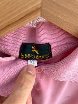 Polo Bruno Baresi Rosa Talla XL