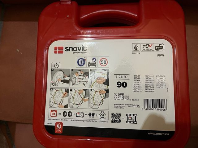 Cadenas para nieve Snovit E-9 NEO 9mm