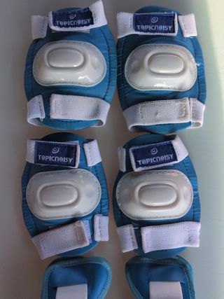 Protecciones infantiles para bici o patines