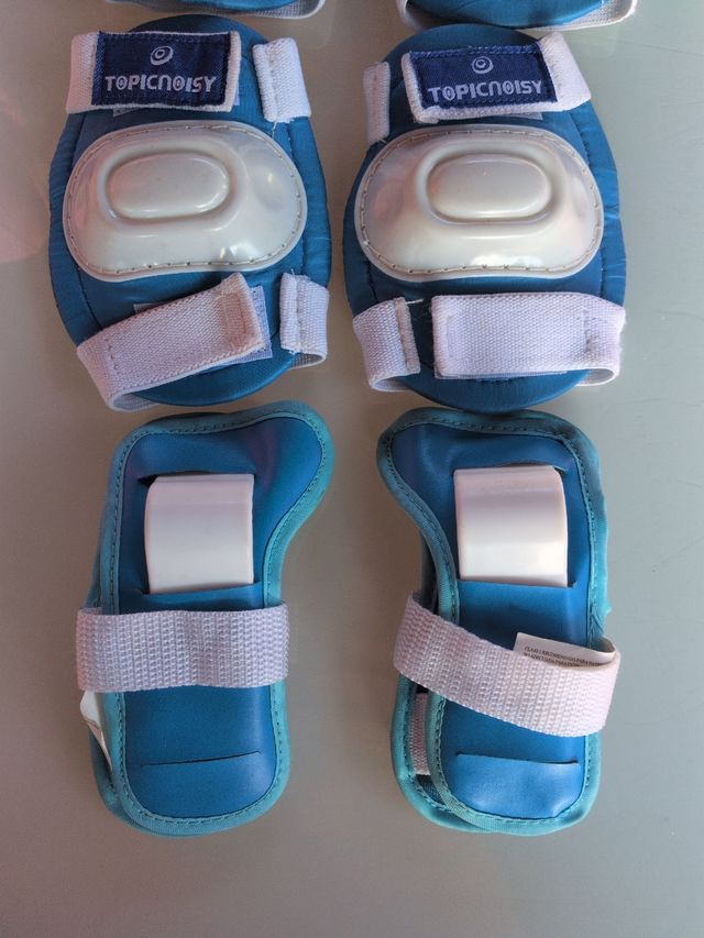 Protecciones infantiles para bici o patines