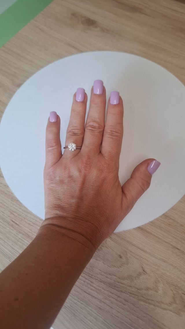 Anillo Moissanita 2ct