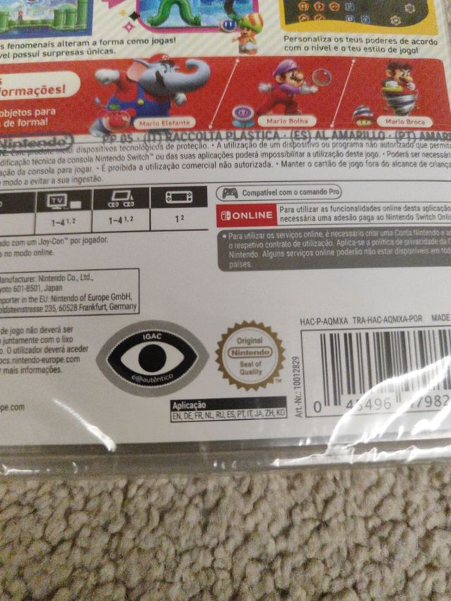 Super Mario Bros. Wonder Nintendo Switch