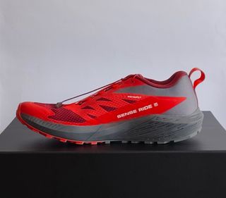 T43 - Salomon Sense Ride 5 - Gris/Rojo