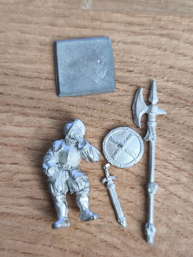 3 Alabarderos Metal Warhammer