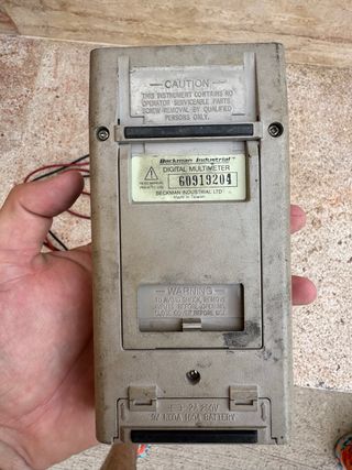 Multímetro Beckman Industrial T110B fiat