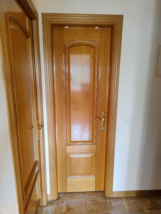 2 Puertas 62x202,5 cm de madera maciza