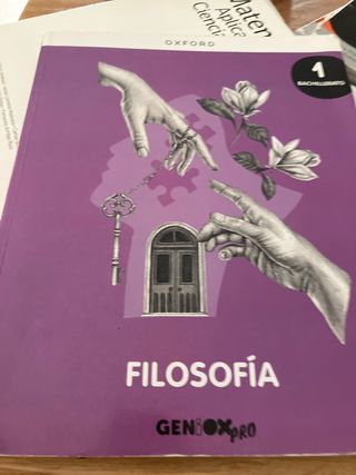 Filosofía 1º Bachillerato. Libro del estudiante...