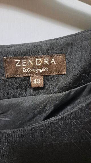 Vestido Negro Zendra Talla L / 46