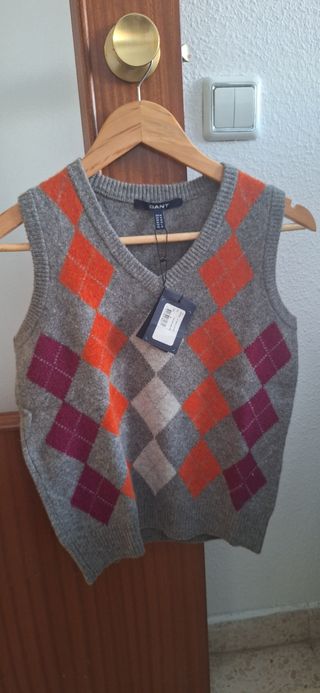 Chaleco Gant Gris