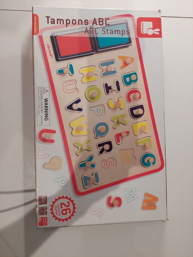 Juego de tampones de letras Janod ABC