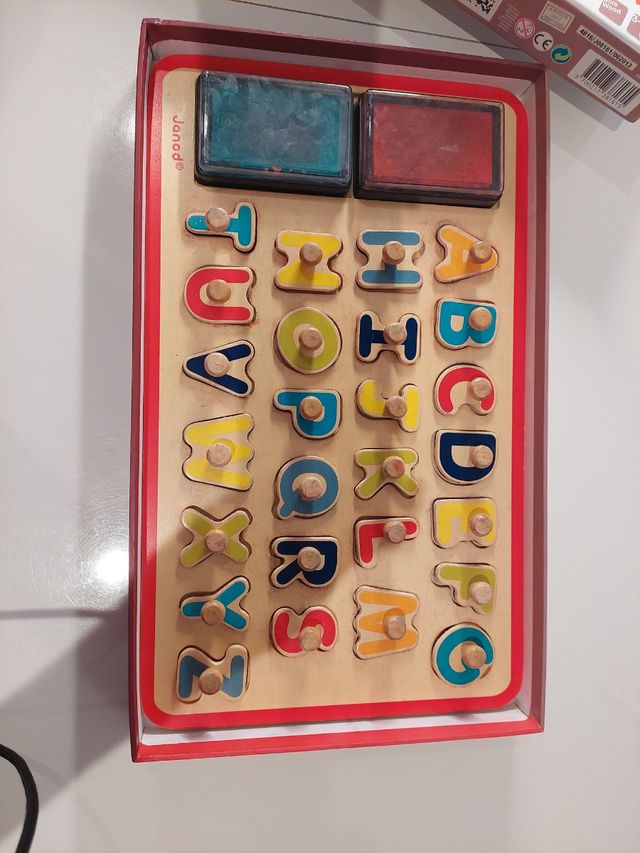 Juego de tampones de letras Janod ABC