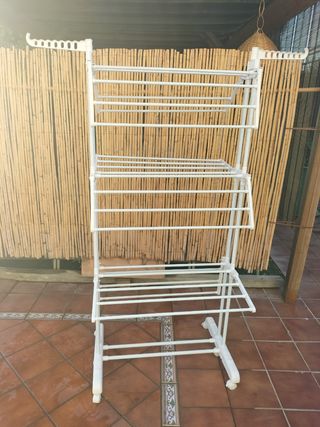 Tendedero Plegable Blanco