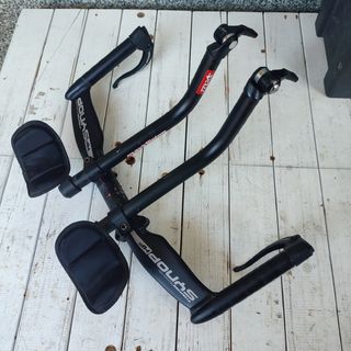 Manubrio per bici da triathlon nero