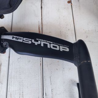 Manubrio per bici da triathlon nero