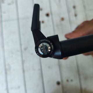 Manubrio per bici da triathlon nero