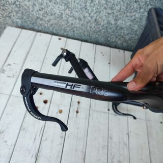 Manubrio per bici da triathlon nero