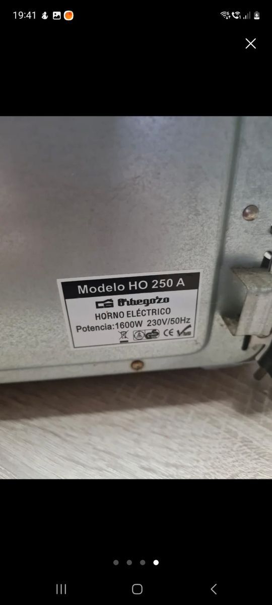 Horno eléctrico pequeño