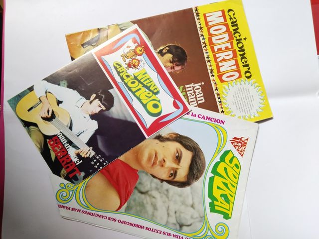 Cancionero Moderno Serrat Poster