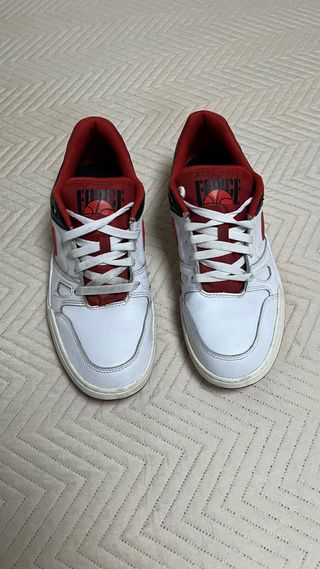 Zapatillas Nike Force Blancas y Rojas