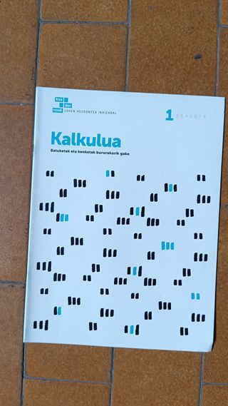 Libros Matematika Kalkulua de Calculo LH Primaria