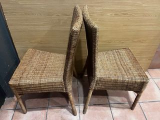 sillas de mimbre