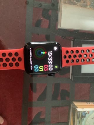 Apple Watch SE 40mm Negro/Rojo Como Nuevo