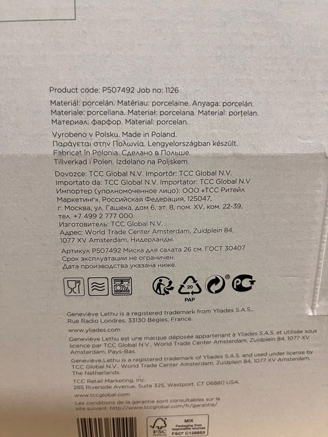 Bol Ensaladera Geneviève Lethu