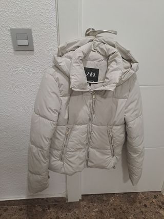 Anorak Zara Beige  crema Talla XS