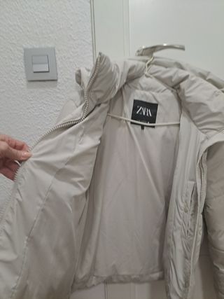 Anorak Zara Beige  crema Talla XS
