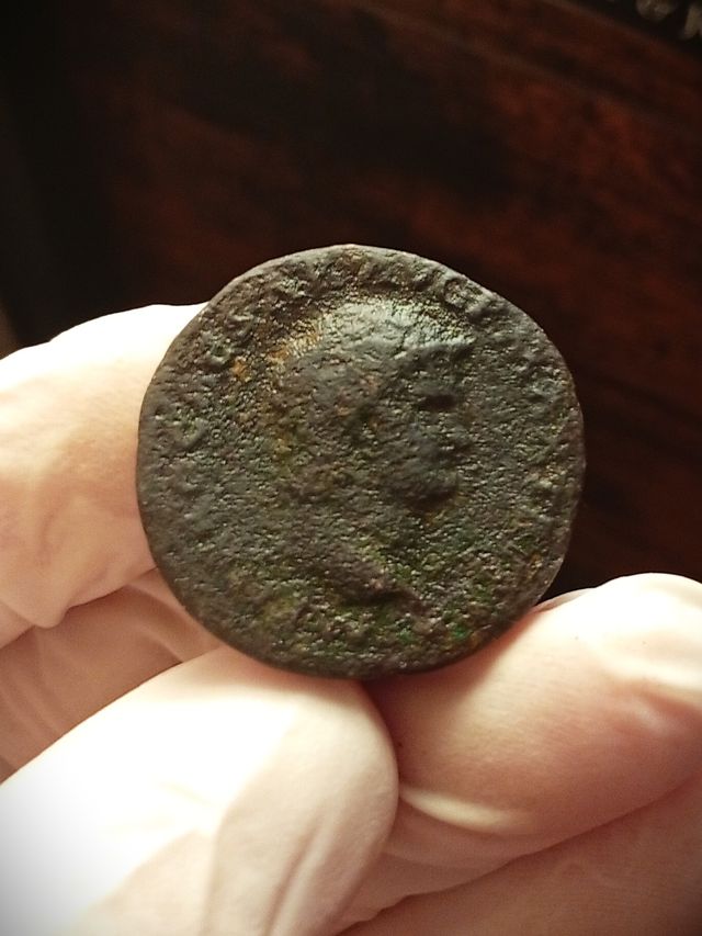 Moneda Romana As Nerón