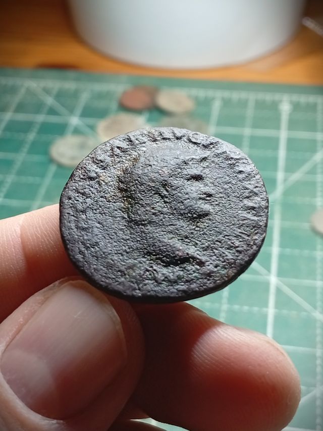 Moneda Romana As Nerón