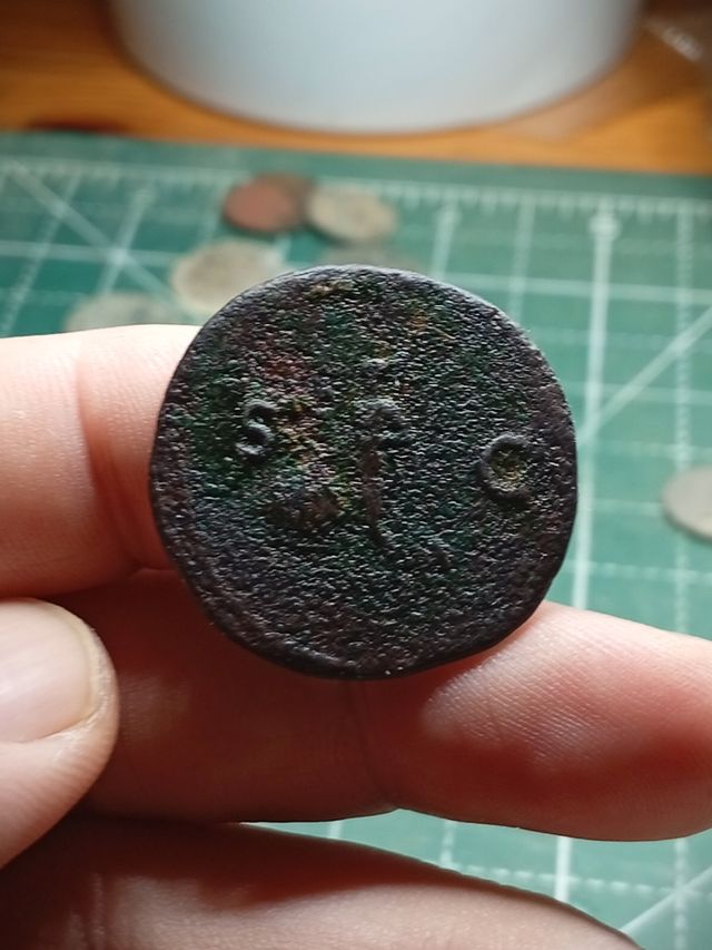 Moneda Romana As Nerón