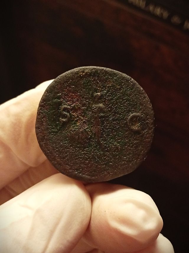 Moneda Romana As Nerón