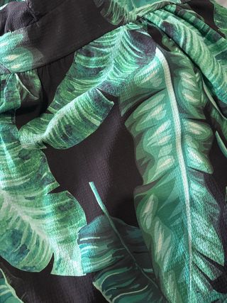 Vestido Veraniego Estampado Tropical