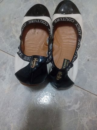 Bailarinas Juicy Couture Blancas y Negras